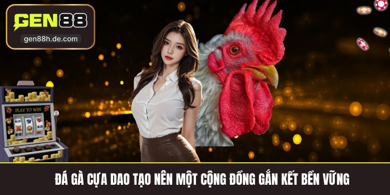 Đá gà cựa dao tạo nên một cộng đồng gắn kết bền vững