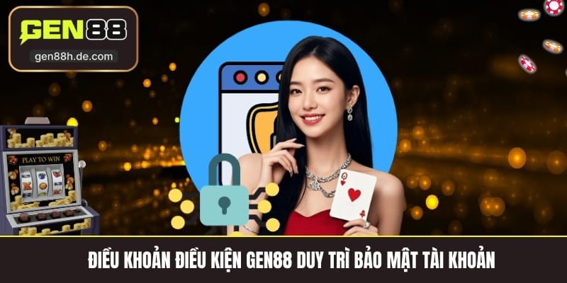 Điều khoản điều kiện gen88 duy trì bảo mật tài khoản 