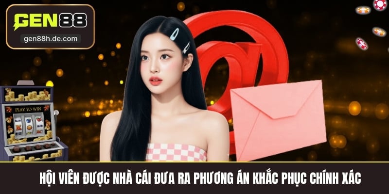 Hội viên được nhà cái đưa ra phương án khắc phục chính xác 