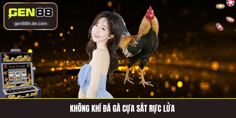 Không khí đá gà cựa sắt rực lửa