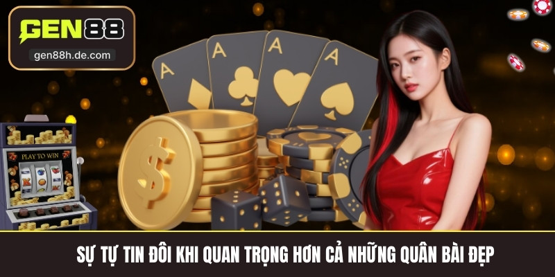 Sự tự tin đôi khi quan trọng hơn cả những quân bài đẹp 