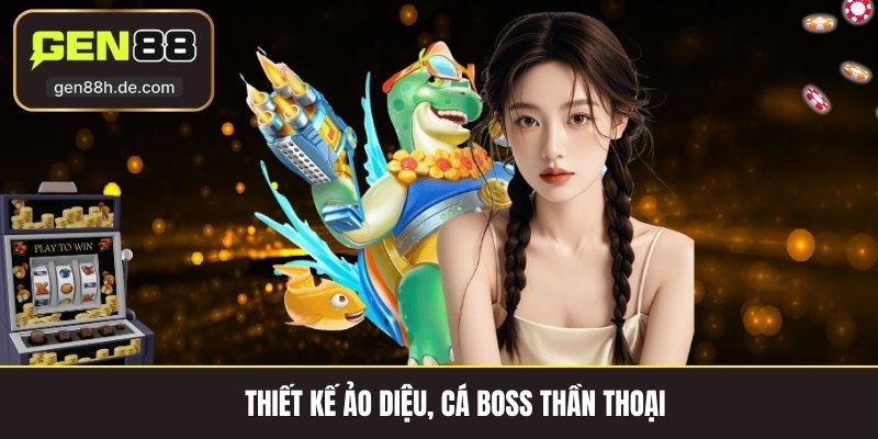Thiết kế ảo diệu, cá boss thần thoại